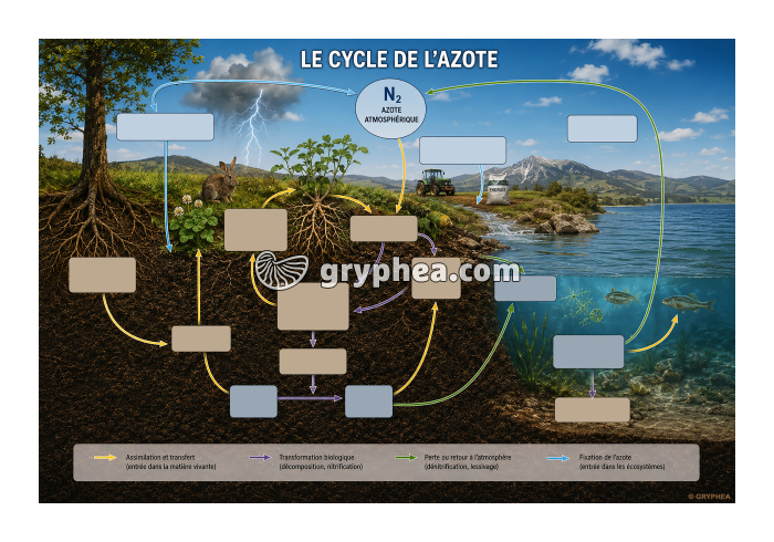 Le cycle de l'azote - document à compléter - gryphea.org